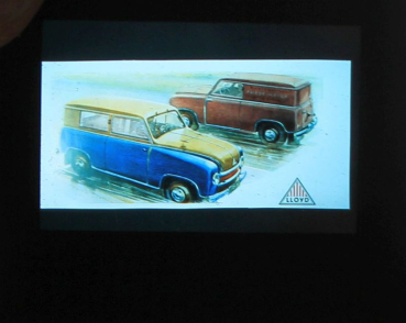 Preview: Borgward Lloyd Kinodias 1958 drei Motive (10971)