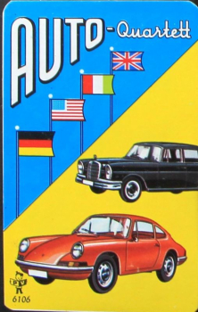 PK Spiele "Auto-Quartett" 1967 Kartenspiel (10960)