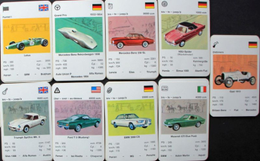 Preview: Altenburg Spielkarten "Auto Quartett" 1964 Kartenspiel (10961)