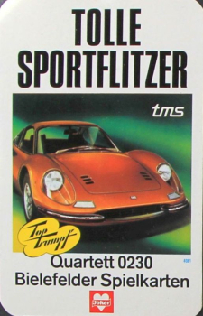 Bielefelder Spielkarten "Tolle Sportflitzer" Cardgame 1969 (10964)