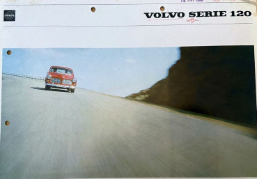 Volvo 120 Modellprogramm 1965 Automobilprospekt (10986)