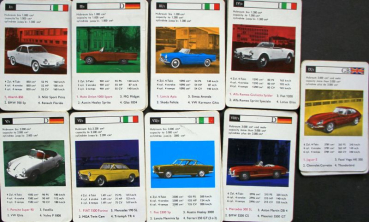 Preview: Schmid Spiele "Autoquartett - Sportwagen" 1961 Kartenspiel (10978)