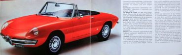 Preview: Alfa Romeo 1750 Spider Modellprogramm 1969 Automobilprospekt (10997)