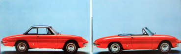 Preview: Alfa Romeo 1600 Spider Modellprogramm 1968 Automobilprospekt (10996)