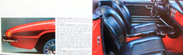 Preview: Alfa Romeo 1600 Spider Modellprogramm 1968 Automobilprospekt (10996)