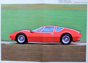 Preview: Monteverdi 375 S - 450 SS Modellprogramm 1971 Automobilprospekt (11001)