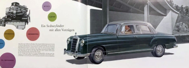 Preview: Mercedes-Benz 219 Modellprogramm 1959 Automobilprospekt (11002)