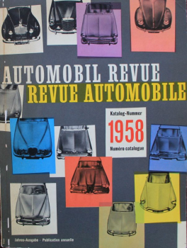 "Automobil Revue 58" Automobil-Jahrbuch 1958 (11006)