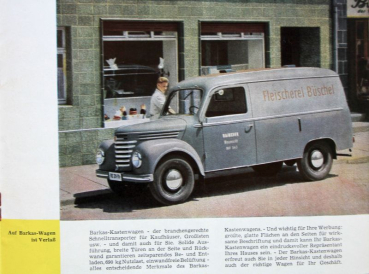 Preview: Barkas V 901/2 Kleintransporter Modellprogramm 1962 Lastwagenprospekt (11014)