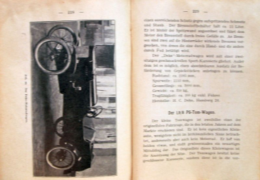 Preview: Hofmann "Das Klein-Auto für den Selbstfahrer" Fahrzeughistorie 1926 (11064)