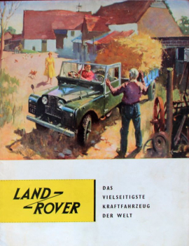 Land-Rover Modellprogramm 1952 Automobilprospekt (11056)
