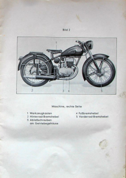 Preview: Zündapp Motorrad Norma Luxus 1953 Betriebsanleitung (11053)