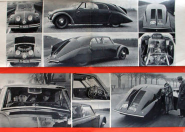 Preview: Tatra 77 Modellprogramm 1934 "Der Wagen der Zukunft" Automobilprospekt (11127)