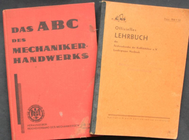 Reul "Das ABC des Mechanikerhandwerks" + "Lehrbuch für Kraffahrer" Fahrzeugtechnik 1931 zwei Bände (11118)