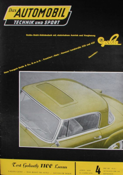 "Das Automobil - Technik und Sport" Automobil-Zeitschrift 1958 (11129)