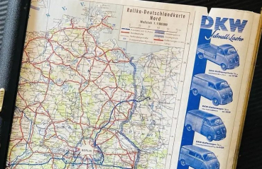 Preview: DKW Roadmap 1955 Auto-Union Maprole Germany (3465)