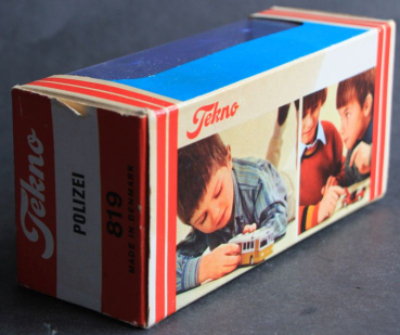 Tekno Volkswagen Käfer Polizei 1965 Metallmodell mit Originalbox (11138)