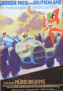 ONS "Nürburgring-Rennen" Nürburgring Juli 1938 Rennprogramm (11147)