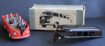 Preview: Wiking Volkswagen Transporter T1 Achtsitzer 1960 Plastikmodell mit Originalbox (11153)