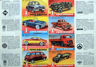 Preview: Haas Brause "Autos aus aller Welt" Sammelbilder-Album 1954 (11180)