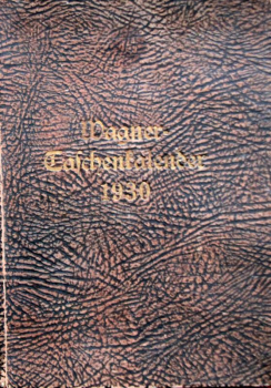 Wagner Taschenkalender Karosseriebauer Österreich 1930 (11183)