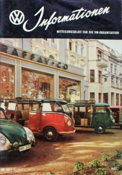 "Volkswagen Informationen" Mitteilungsblatt 1957 VW-Magazin (11186)