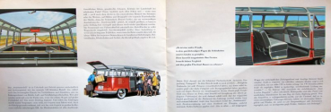 Preview: Volkswagen T1 Transporter Modellprogramm 1959 Automobilprospekt (11201)
