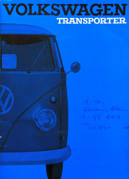 Volkswagen T1 Transporter 1963 Betriebsanleitung (11156)