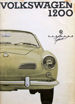 Volkswagen Karmann-Ghia 1200 Betriebsanleitung 1963 (11155)