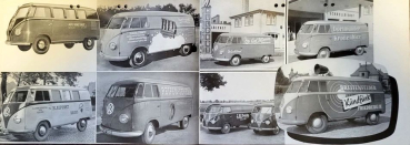 Preview: Volkswagen T1 Transporter Modellprogramm 1952 "Wer fährt Transporter" Automobilprospekt (11226)