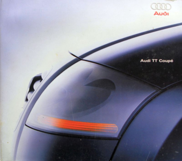 Audi TT Coupe Modellprogramm 1998 Automobilprospekt (11205)
