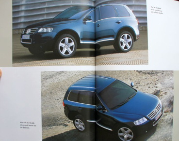Preview: Volkswagen Touareg Modellprogramm 2003 Automobilprospekt (11209)