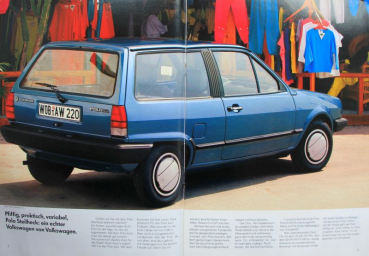 Preview: Volkswagen Polo Modellprogramm 1986 Automobilprospekt (11210)