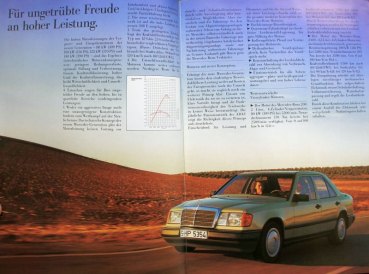 Preview: Mercedes-Benz 200 - 300 E Modellprogramm 1984 Automobilprospekt (11212)