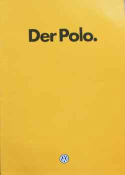 Volkswagen Polo Modellprogramm 1982 Automobilprospekt (11216)