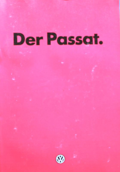 Volkswagen Passat Modellprogramm 1982 Automobilprospekt (11215)