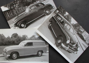Borgward Hansa 1800 Kombi 1954 drei Werksfotos (11218)