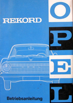 Opel Rekord Coupe Caravan 1964 Owner Manual (11194)