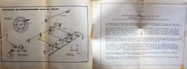 Preview: Bayerische Pflugfabrik Sternrad-Rechwender OR 4/6 Orion 1958 Owner Manual (11199)