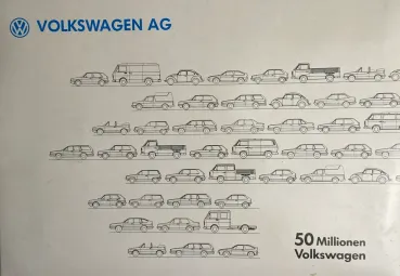 Preview: Wiking Volkswagen "Mehr als 50 Millionen" Modellsatz mit 17 Fahrzeugen in Originalbox (11262)