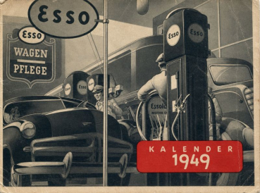 Esso Jahreskalender Reuters 1949 kartoniert (11293)