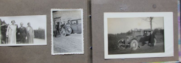 Preview: Fotoalbum mit 31 Automobilfotos 1930 kartoniert (11290)