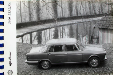 Preview: Alfa Romeo 2600 Berlina 1962 Werks-Fotomappe (11291)