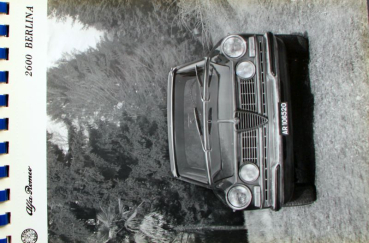 Preview: Alfa Romeo 2600 Berlina 1962 Werks-Fotomappe (11291)