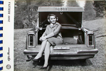 Preview: Alfa Romeo 2600 Berlina 1962 Werks-Fotomappe (11291)