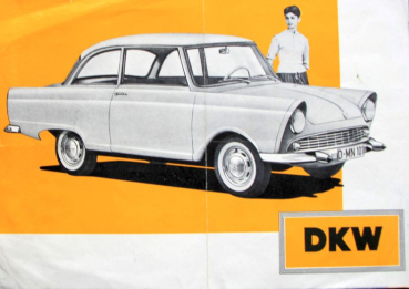 DKW F11 Junior Modellprogramm 1957 Automobilprospekt (11264)