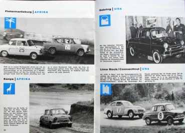 Preview: NSU Prinz Modellprogramm 1960 "Alle Achtung" Automobilprospekt (11268)