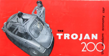 Trojan 200 Modellprogramm 1960 Automobilprospekt (11267)