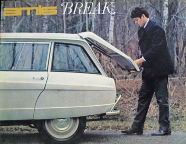 Citroen Ami 6 Break Modellprogramm 1964 Automobilprospekt (11269)