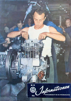 "Volkswagen Informationen" Mitteilungsblatt 1956 VW-Magazin (11283)